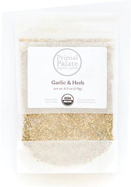Primal Palate Organic Spices Garlic & Herb -- 6.3 oz