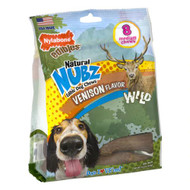 Nylabone Natural Nubs Edible Dog Chews Antler Medium Venison -- 8 Dog Treats