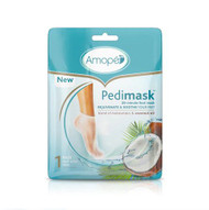 3 PACK of Amope Pedi Perfect 20 Minute Foot Mask - Coconut Oil -- 1 Pair