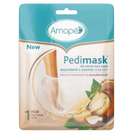 3 PACK of Amope Pedi Perfect 20-Minute Foot Mask Macadamia Oil -- 1 Pair