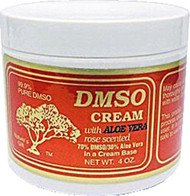 DMSO Cream with Aloe Vera Rose Scented -- 4 oz