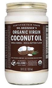 Dr. Bronners Organic Virgin Coconut Oil -- 30 fl oz