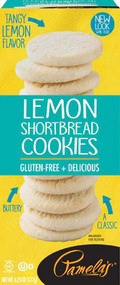 3 PACK of Pamelas Products Cookies Gluten Free Lemon Shortbread -- 6.25 oz