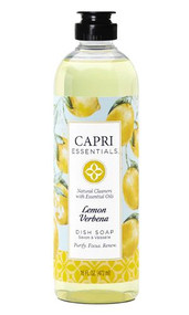 3 PACK of Capri Essentials Dish Soap Lemon Verbena -- 16 fl oz
