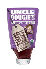 3 PACK of Uncle Dougies Organics Way More Than Barbecue Sauce Bang Yum Chipotle Dragon -- 13.5 oz