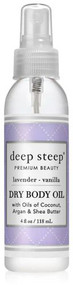 Deep Steep Dry Body Oil Lavender - Vanilla -- 4 fl oz