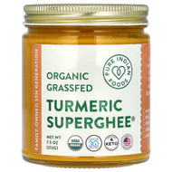 <img alt="Pure Indian Foods, Organic Grassfed Turmeric Superghee, 7.5 oz (212 g)" title="Pure Indian Foods, Organic Grassfed Turmeric Superghee, 7.5 oz (212 g),797734507126"