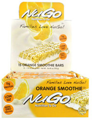 NuGo Nutrition To Go Bars Orange Smoothie -- 15 Bars