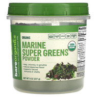 <img alt="BareOrganics, Marine Super Greens Powder, 8 oz (227 g)" title="BareOrganics, Marine Super Greens Powder, 8 oz (227 g),818423029535"