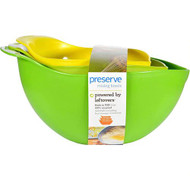 Preserve Mixing Bowls Set Green and Yellow -- 3 Bowls