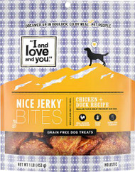 I and Love and You Nice Jerky Bites Chicken & Duck Recipe -- 1 lb