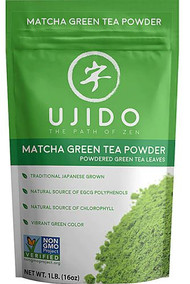 Ujido Matcha Green Tea Leaves Powder -- 16 oz