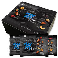 Daily Nuts & Fruits Trail Mix for Men - 6 Nuts 2 Fruits -- 22 Bags