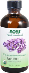 NOW Foods Organic Essential Oils Lavender Oil -- 4 fl oz