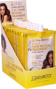 Giovanni 2chic Ultra-Revive 3-in-1 Hair Revival Treatment Pineapple & Ginger -- 12 Packets