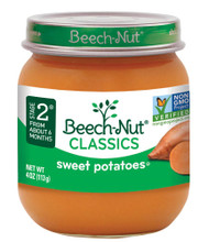 Beech-Nut Classics Jar Stage 2 Sweet Potatoes -- 4 oz Each / Pack of 10
