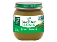Beech-Nut Classics Jar Stage 2 Green Beans -- 4 oz Each / Pack of 10