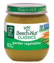Beech-Nut Classics Jar Stage 2 Garden Vegetable -- 4 oz Each / Pack of 10