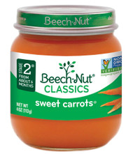 Beech-Nut Classics Jar Stage 2 Sweet Carrots -- 4 oz Each / Pack of 10