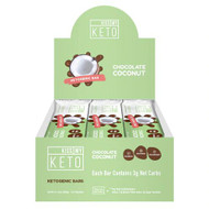 Kiss My Keto Ketogenic Bar Chocolate Coconut -- 12 Bars
