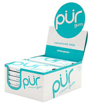 Pur Company Pur Gum Aspartame Free Wintergreen -- 12 Tray