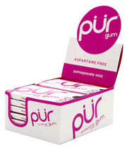 Pur Company Pur Gum Aspartame Free Pomegranate Mint -- 12 Tray