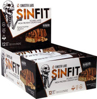 Sinister Labs SinFit Bar Peanut Butter Crunch -- 12 Bars