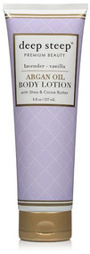 Deep Steep Argan Oil Body Lotion Lavender Vanilla -- 8 fl oz