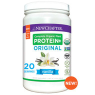 New Chapter Complete Organic Plant Protein Plus Original Vanilla -- 20 Servings