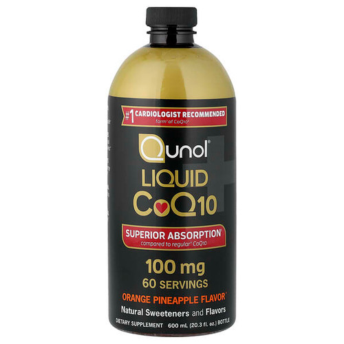 <img alt="Qunol, Liquid CoQ10, Orange Pineapple, 20.3 fl oz (600 ml)" title="Qunol, Liquid CoQ10, Orange Pineapple, 20.3 fl oz (600 ml),898440001141"