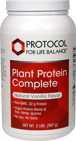Protocol For Life Balance Plant Protein Complete Natural Vanilla -- 2 lbs
