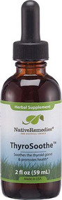 Native Remedies ThyroSoothe Herbal Supplement -- 2 fl oz