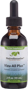 Native Remedies Vizu-All Plus Herbal Supplement -- 2 fl oz
