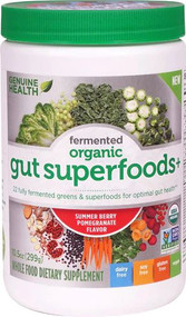 Genuine Health Fermented Organic Gut Superfoods Plus Summer Berry Pomegranate -- 23 Servings
