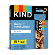 Kind Fruit and Nut Bar Blueberry Vanilla and Cashew -- 6 Bars