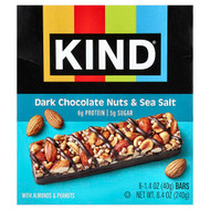 <img alt="KIND Bars, Protein Bars, Dark Chocolate Nuts & Sea Salt, 6 Bars, 1.4 oz (40 g) Each" title="KIND Bars, Protein Bars, Dark Chocolate Nuts & Sea Salt, 6 Bars, 1.4 oz (40 g) Each,602652270284"