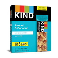 Kind Fruit and Nut Bar Almond and Coconut -- 6 Bars