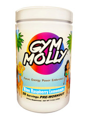 Gym Molly Pre-Workout Blue Raspberry Lemonade -- 30 Servings