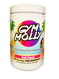 Gym Molly Pre-Workout Fruit Punch -- 30 Servings