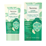 3 PACK of Aveeno Clear Complexion Purely Matte Peel Off Mask -- 0.35 oz