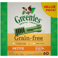 Greenies Petite Grain-Free Dental Treats -- 60 Treats