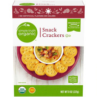 3 PACK of Simple Truth Organic Snack Crackers -- 8 oz