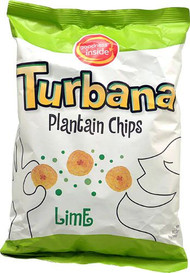 3 PACK of Turbana Plantain Chips Lime -- 7 oz