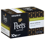 Peets Coffee Keurig Medium Roast Decaf Especial -- 10 K-Cups