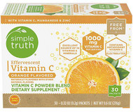 Simple Truth Effervescent Vitamin C Powder Blend Orange -- 30 Packets