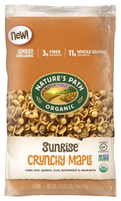 Natures Path Sunrise Cereal Crunchy Maple -- 23.8 oz