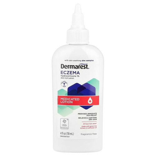 <img alt="Dermarest, Eczema, Medicated Lotion, Fragrance Free, 4 fl oz (118 ml)" title="Dermarest, Eczema, Medicated Lotion, Fragrance Free, 4 fl oz (118 ml),363736339425"