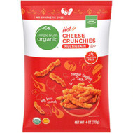 3 PACK of Simple Truth Organic Multigrain Hot Cheese Crunchies -- 4 oz