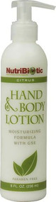 NutriBiotic Hand & Body Lotion Citrus -- 8 fl oz