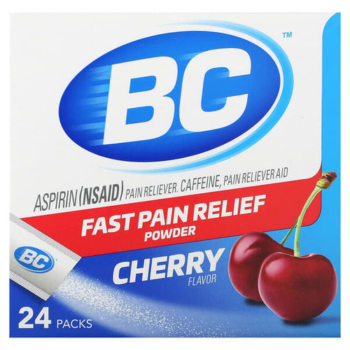 <img alt="BC, Fast Pain Relief Powder, Cherry, 24 Packs" title="BC, Fast Pain Relief Powder, Cherry, 24 Packs,042037104917"